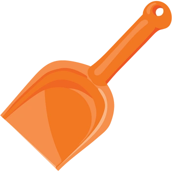 卡通手绘铲子png