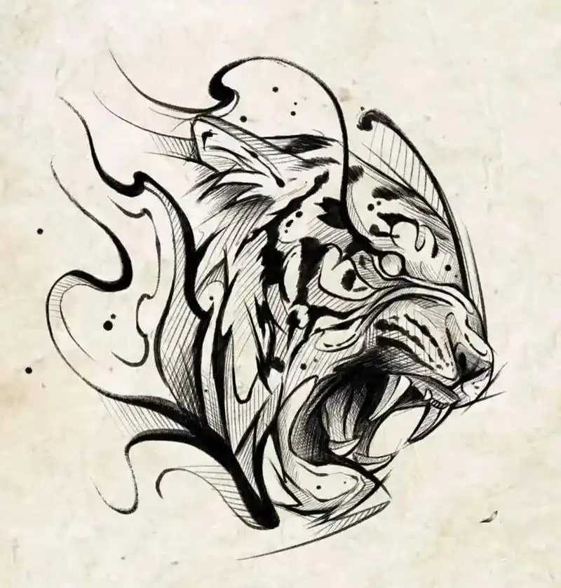 纹身图案手稿 #小清新纹身 #线条纹身  - 抖音