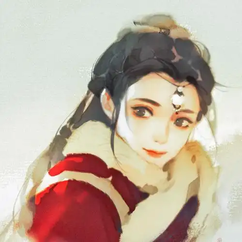 古风女头 东宫 小枫 图源:微博_我鸟