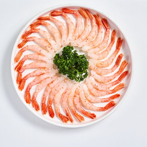 北极甜虾 加拿大进口新鲜甜虾刺身  30尾/盒  去头去壳即食深海虾