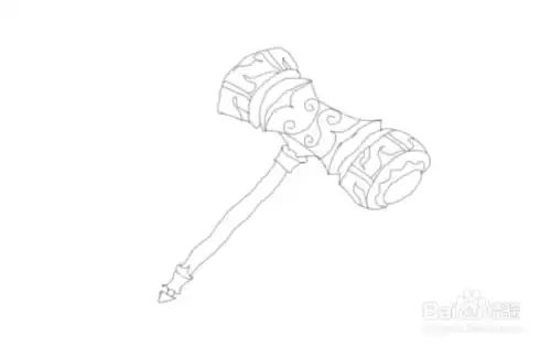 昊天锤怎么画