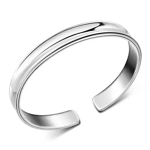 iwe s999千足银手镯 醉红颜 女款 19.5g 创意时尚