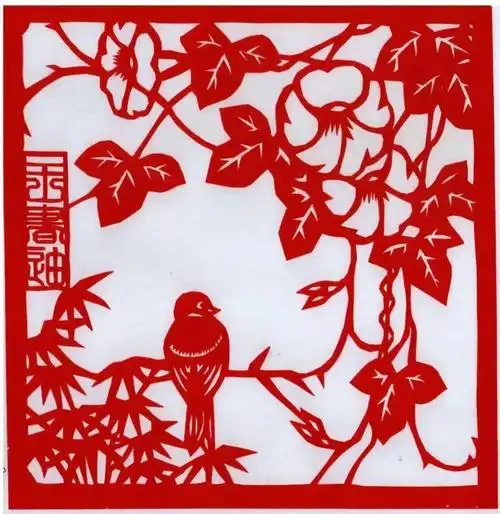 一组美轮美奂的花鸟剪纸作品,觉得不错记得收藏哦!