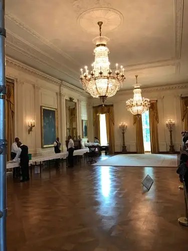 2018年11月1日,参观美国白宫.