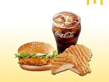 【13店通用】麦当劳麦当劳麦辣鸡腿汉堡 可口可乐(中)  大鸡排1份1套