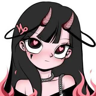 霸气摩羯座女生手绘头像