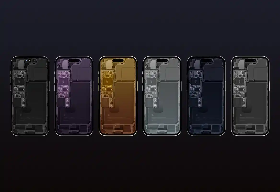 iphone pro max 内部元器件结构原理图壁纸分享