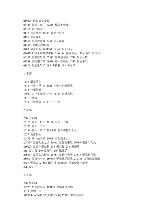 骂人的数字短语_骂人的数字有哪些请显示出来