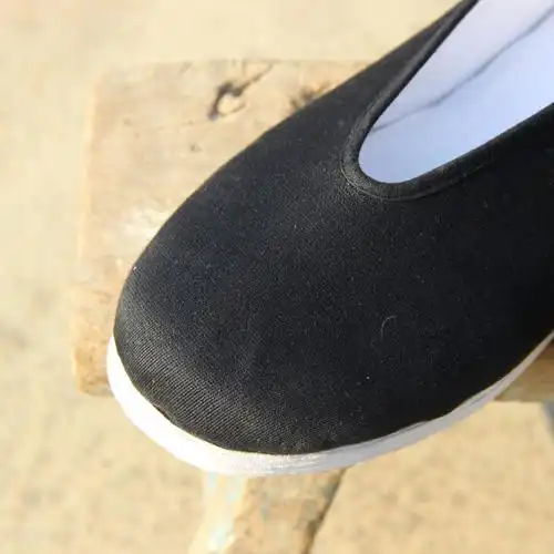 老北京传统圆口布鞋站桩手工纳千千层中老年防滑布鞋