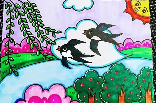 拔萃的孩子们,拿起你们的美术材料和老师一起创作吧!(一年级) - 美篇