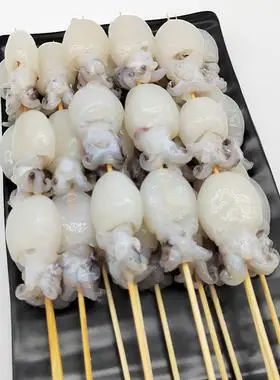 墨鱼仔串10支*12包冷冻章鱼鱿鱼仔