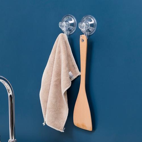 免打孔吸盘挂钩强力真空无痕大吸力浴室厨房卫生间玻璃瓷砖墙冰箱