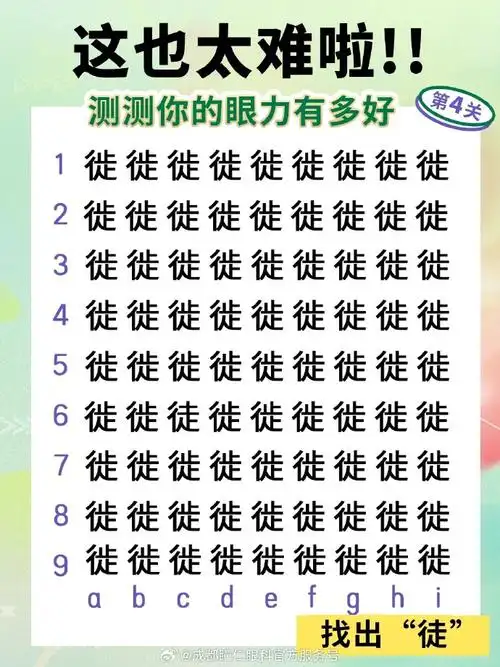 眼力大挑战##终于到周五##周五周五轻松为主##考考