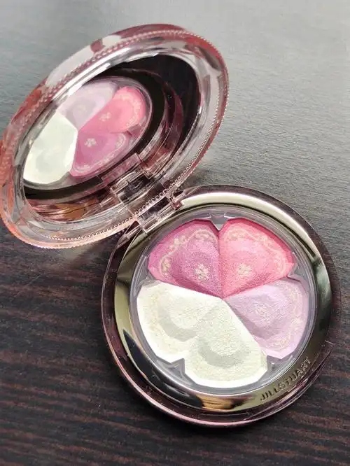 开箱jillstuart花瓣腮红2021圣诞限量版