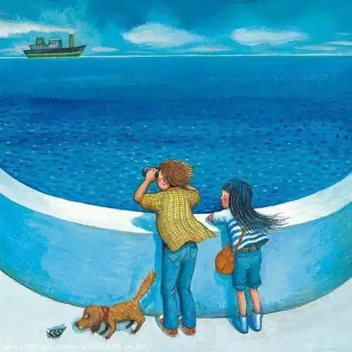 插画家几米:一代人童年的后花园._绘本