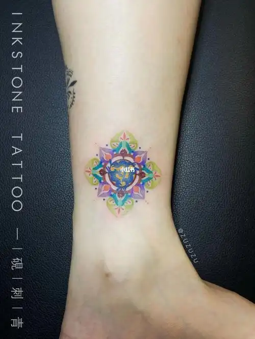 tattoo  #天津纹身  #脚踝纹身  #纹身  #女生纹身  #彩色纹身