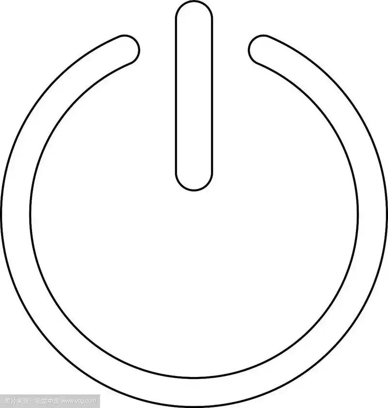 按钮打开或关闭图标黑色图标