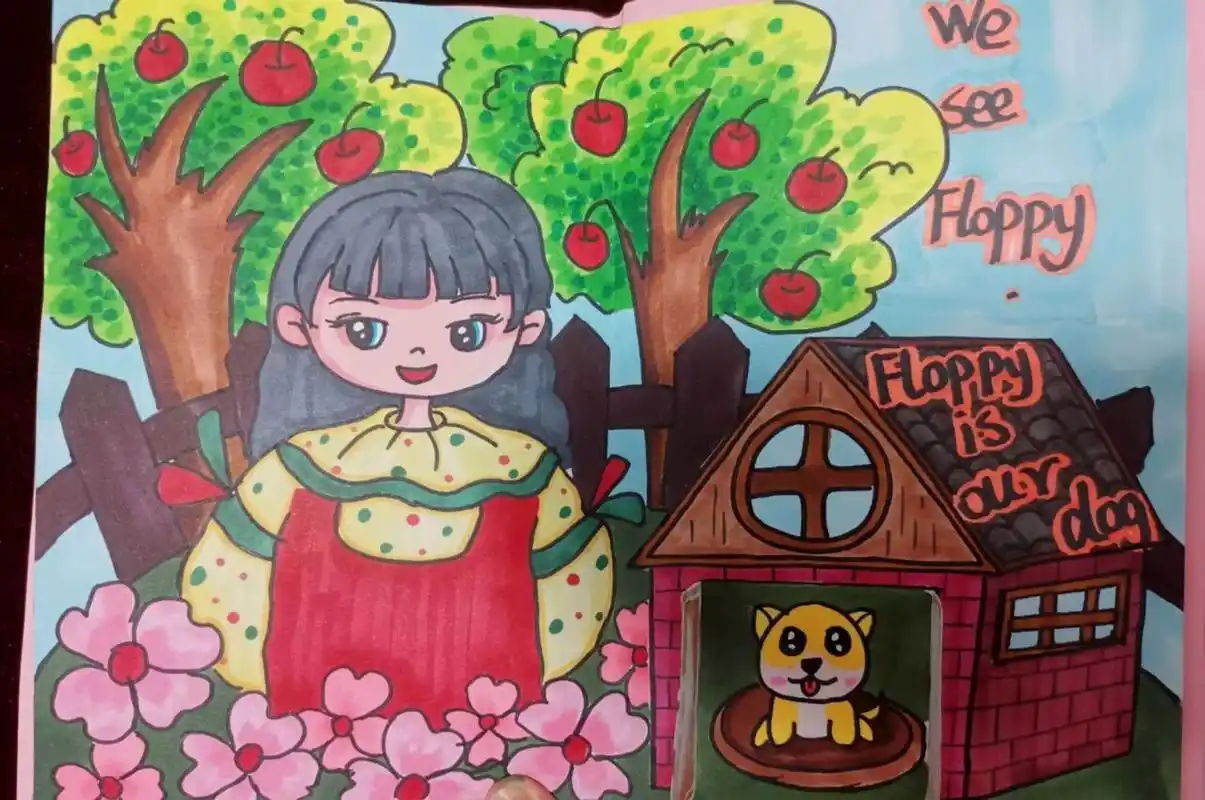 手绘英语绘本～ 耗时三天半