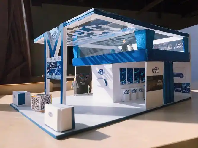 1:50手工展台模型