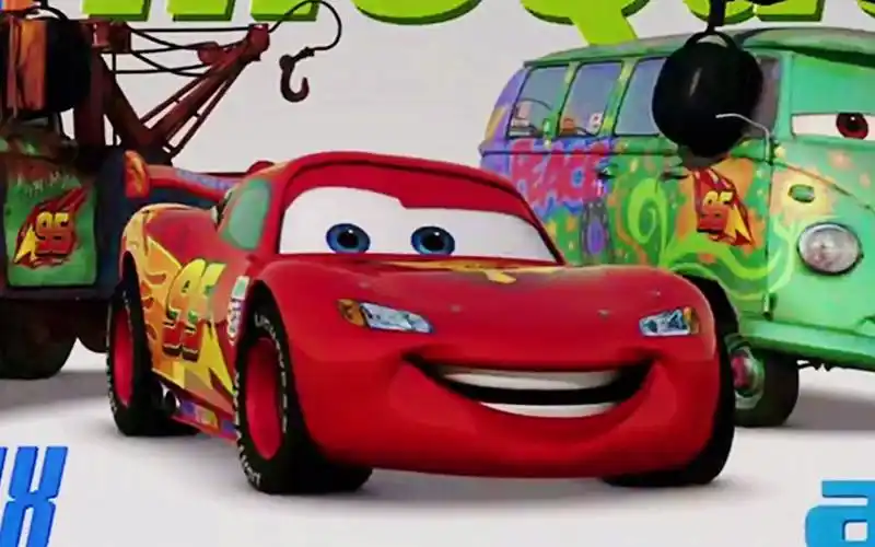 搞笑动画 #汽车动画 #二次元 #赛车总动员 (1)