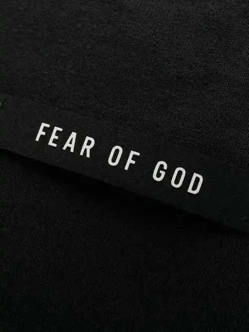 fear of god logo印花超大款t恤