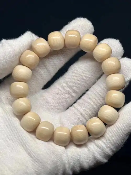 猛犸象牙爆满纹老型手串11x12