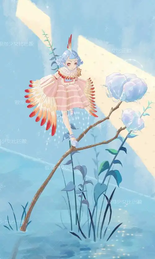 336天前 14 0 0 济南  |  插画师 关于山海经中毕方的拟人.