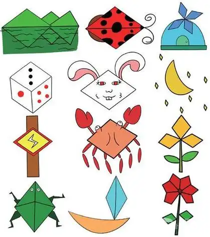 简笔画图形组合图案 简笔画图片大全-普车都