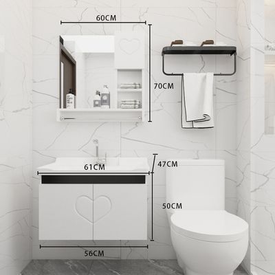 卫生间洗手盆柜组合洗脸盆洗面盆轻奢60公分单台小户型洗脸台厕所