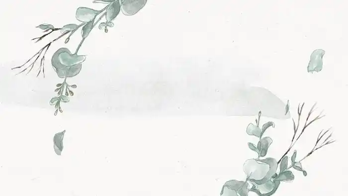 首页 ppt背景 艺术背景图片 绿色淡雅水彩叶子幻灯片背景图片行业类别