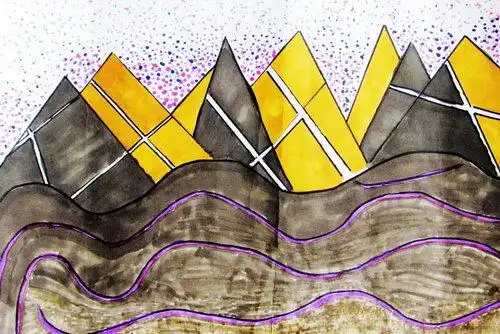 少儿书画作品-点线面/儿童书画作品点线面欣赏_中国少儿美术教育网