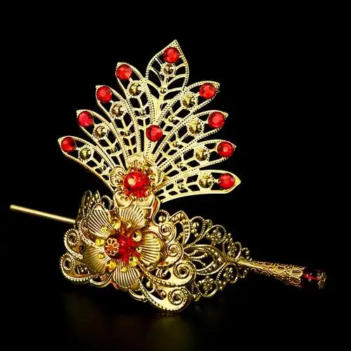 手工古代发簪古装男女大发冠头束发cos动漫发饰