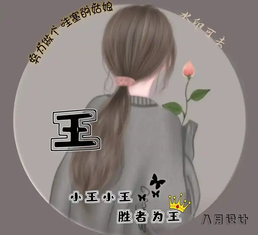 专属姓氏头像 #做自己的女王不卑不亢不慌不忙  - 抖音