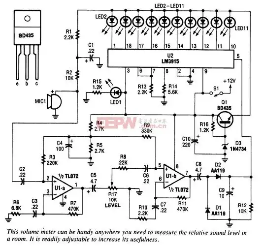 水平仪-电路图-电子产品世界