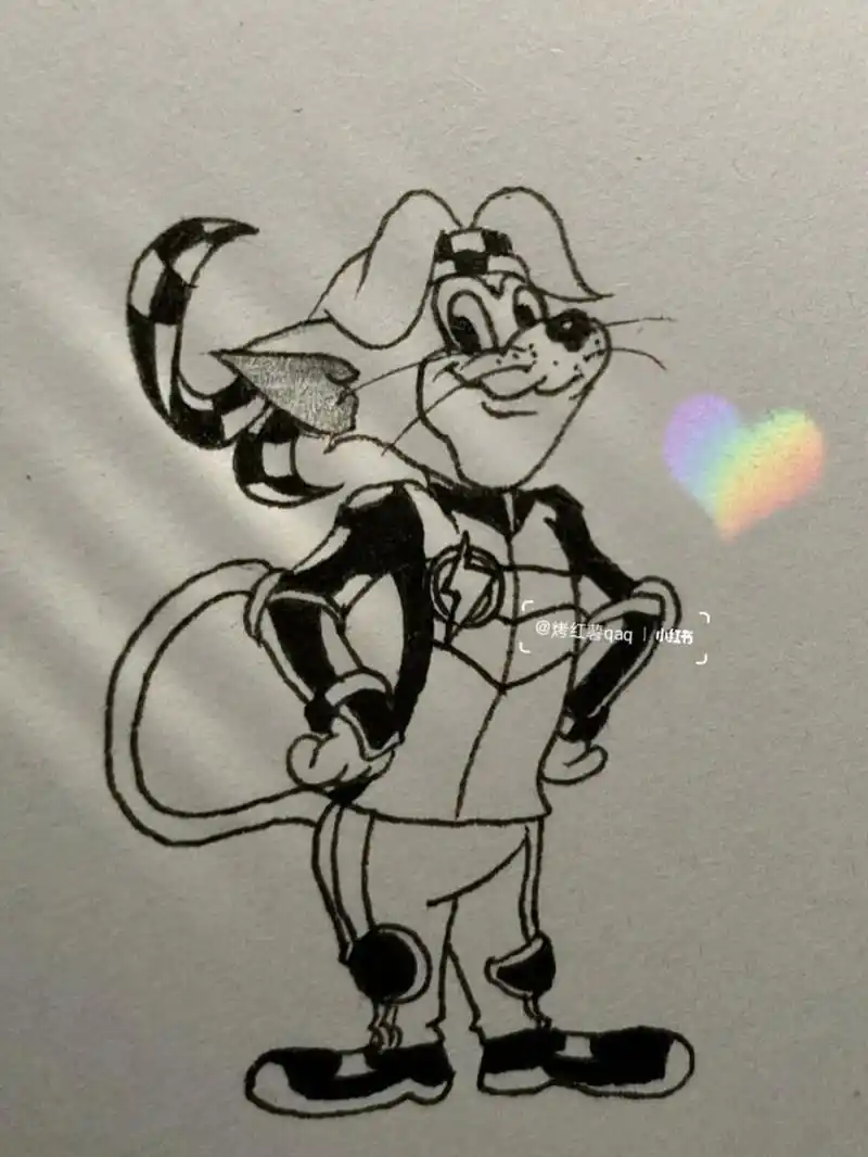 莱特宁·闪电车王简笔画教程~ #简笔画# #简笔画教程# #猫和老鼠# 已