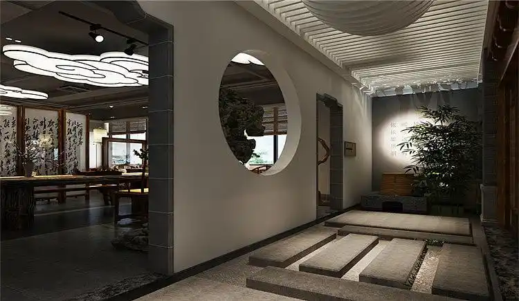 峨眉山茶楼设计装修效果图-四川1769装饰