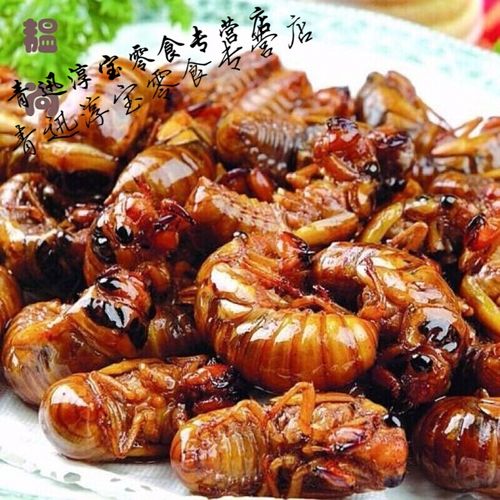 梦信20-100只山东沂蒙山特产金蝉知了猴新鲜代油炸即食现炸熟食 香辣