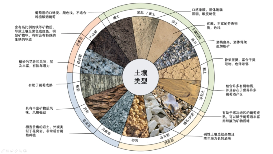 毕竟葡萄酒的风格或多或少会受到土壤类型结构的影响;然而,形成一款酒