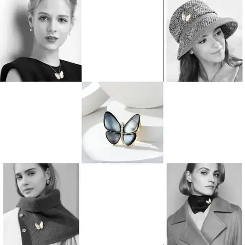 原来胸针还可以这么带思路一下就打开了