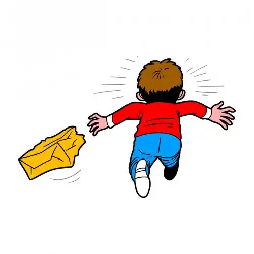 男孩逃跑-矢量人物-免费矢量 免费下载