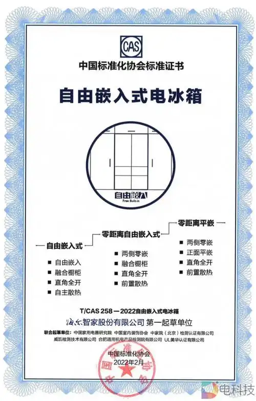 为了实现594mm的超薄零嵌,海尔冰箱还首创了多项科技.