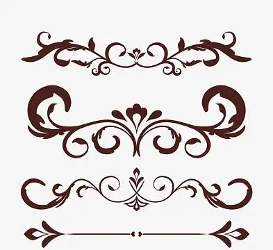 欧式花纹巴洛克装饰图案