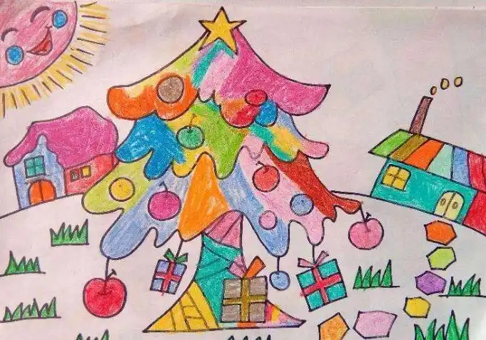 二年级简笔画绘画彩色