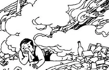 关于火灾的人物简笔画图片火灾预防与逃生火灾逃跑的人简笔画视频火灾