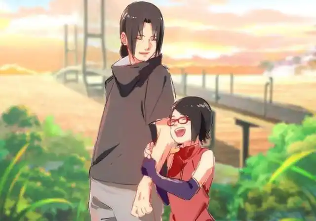 火影同人:鼬与佐助家一起生活,成为佐良娜守护神,弹指动作重现