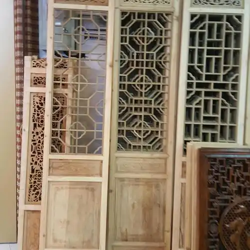 定制东阳木 雕仿古实木门窗中式装修古典门窗榫卯花格