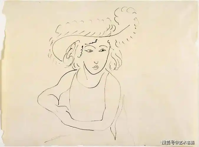 速写的线条 构架美妙人生|野兽派创始人亨利·马蒂斯绘画作品_艺术