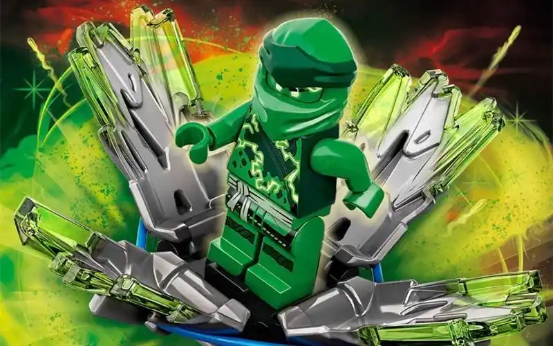 【定格动画】乐高幻影忍者70687劳埃德的"爆裂"旋转术陀螺