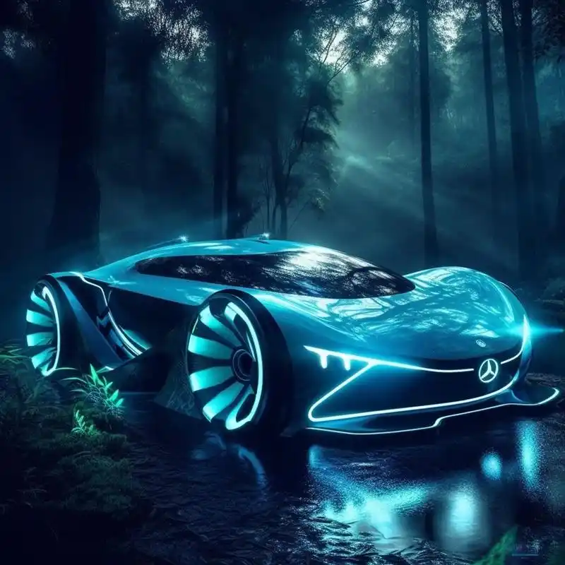 ai产品|阿凡达风奔驰超跑跑车概念车 ai产品|阿凡达风奔驰超跑跑车