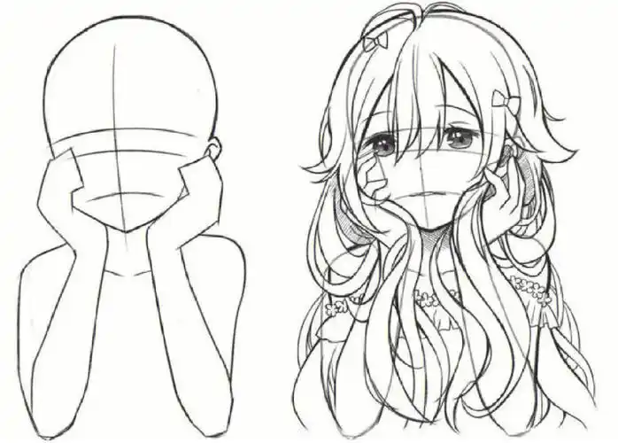 3,要求画面构图合理,人物大小适中,同时初步掌握基础绘画步骤